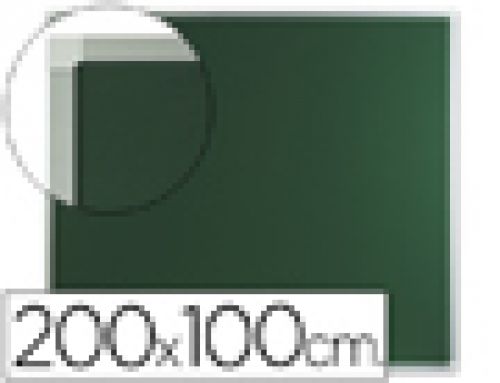 Quadro verde q-connect giz moldura aluminio sem prateleira 200x100 cm , Q-connect , 6090 , 5705831035874